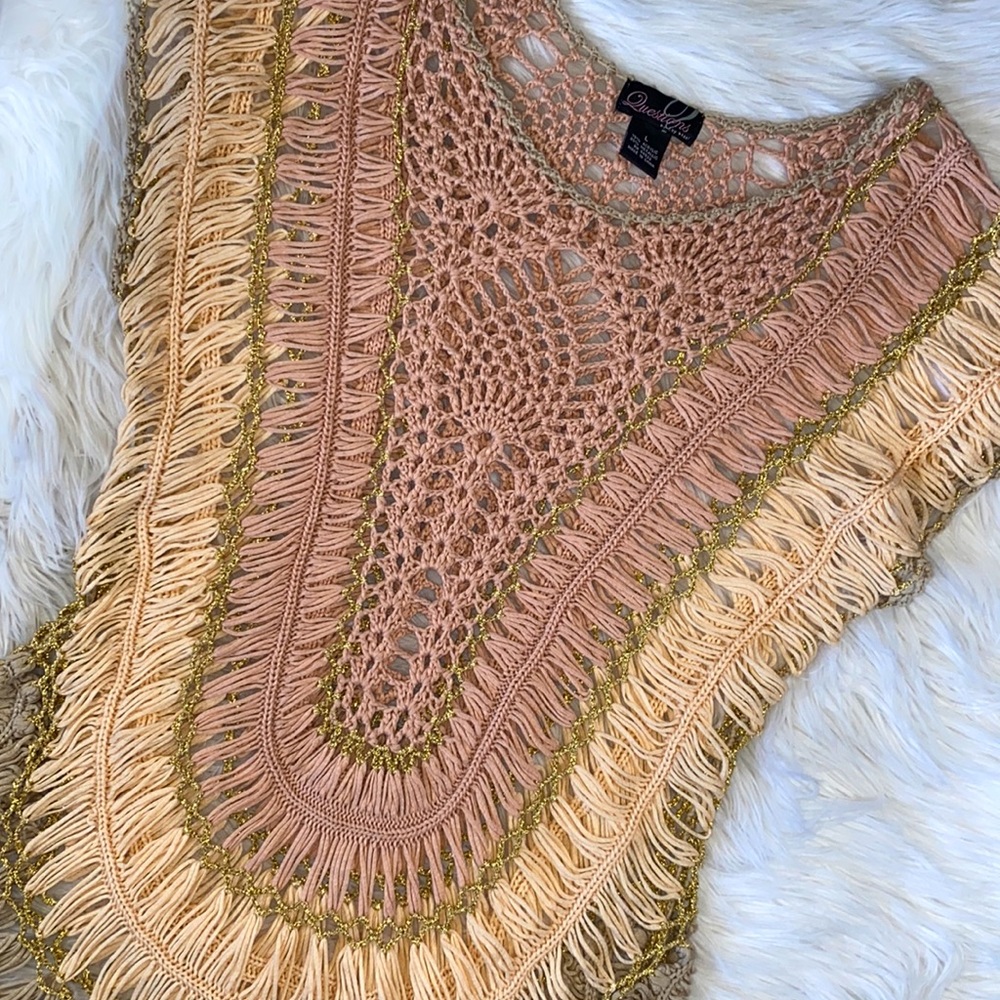 🩰[ Questions ] Intricate Knitted Tunic / Coverup - Picture 4 of 12